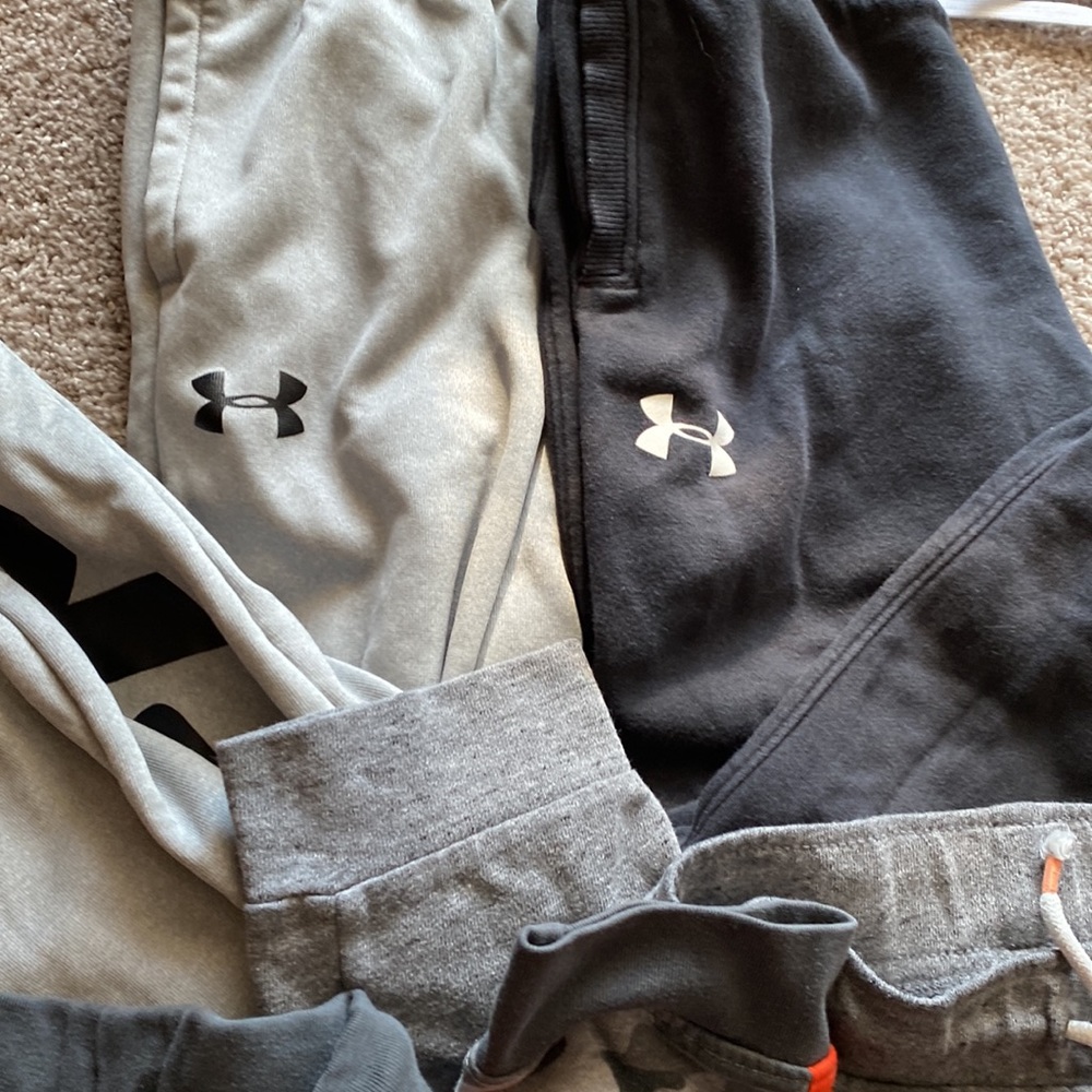 Boys Jogger Lot Sz Medium Under Armour, cat and jack